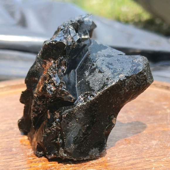 Large Raw Obsidian ⬛ Specimen - Picture 5 of 10